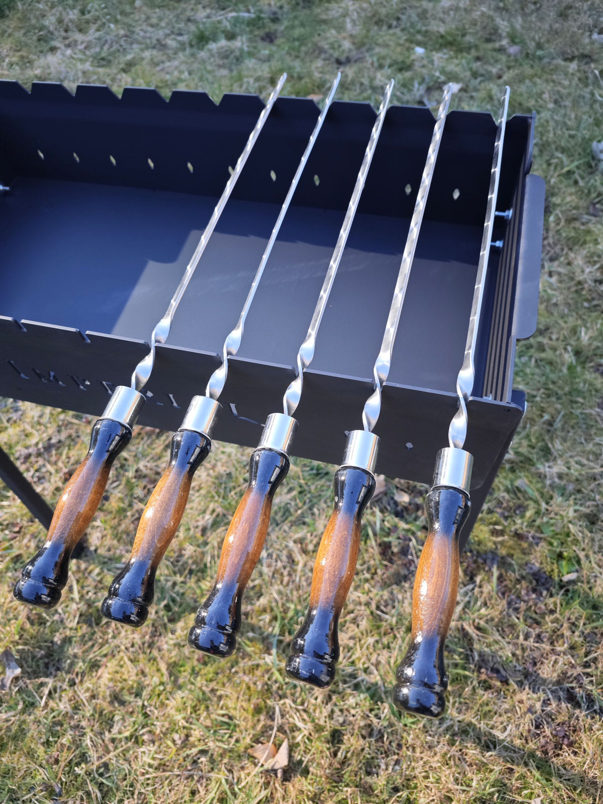 Grillspiesse Schaschlikspiesse Edelstahlspiesse Schampura 3mm stark