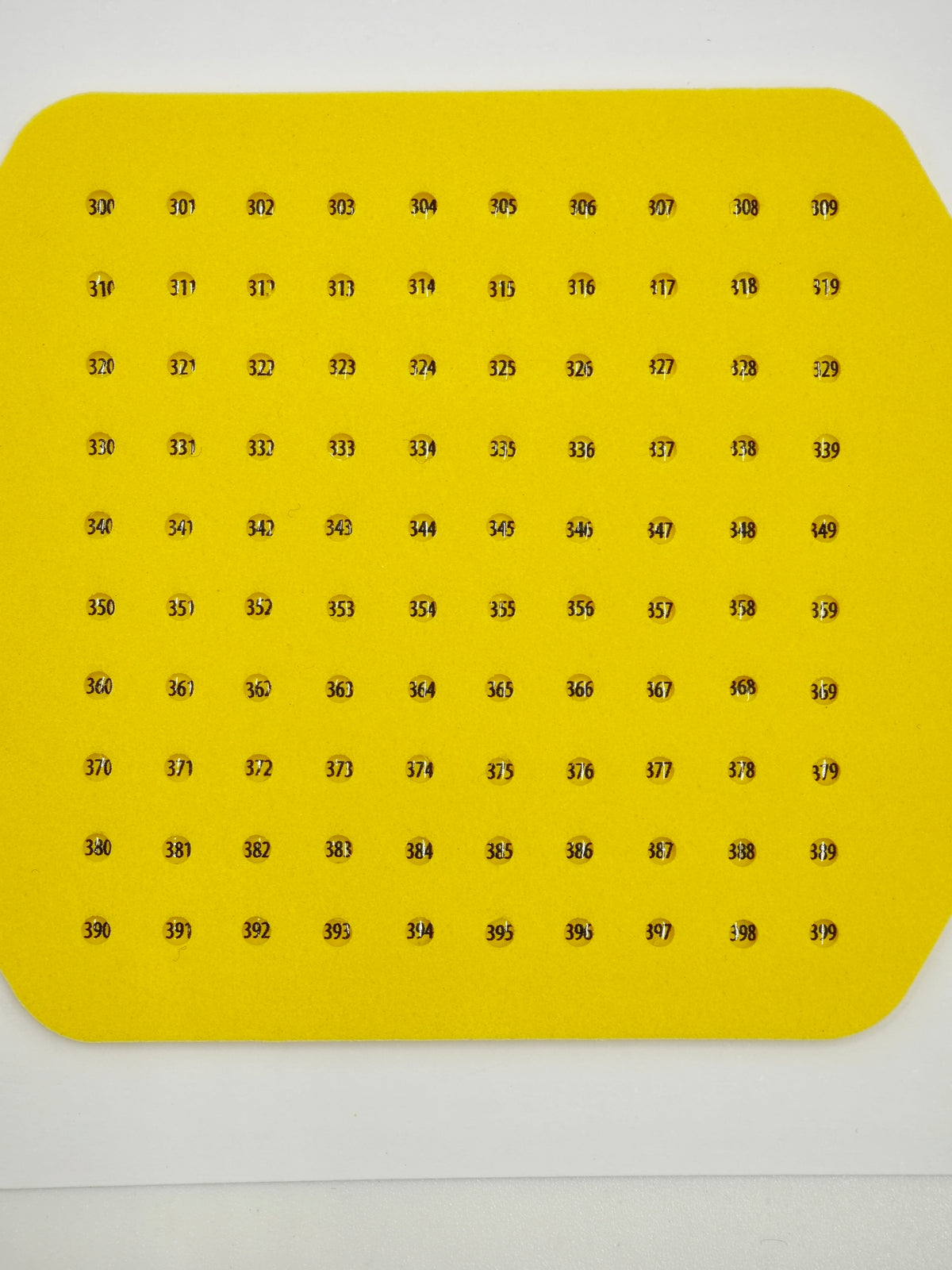Opalithplättchen Kunststoff 2,5 mm UV-aktiv