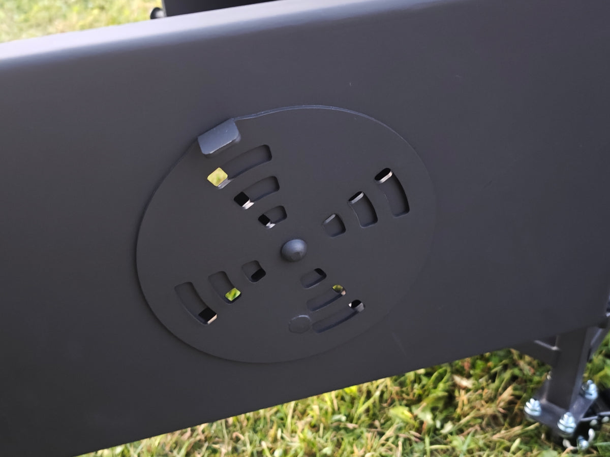 Kasan Grill 2-in-1 mit Mangal & Ofen – 5 mm Stahl, fahrbar, für Kazan/Kessel