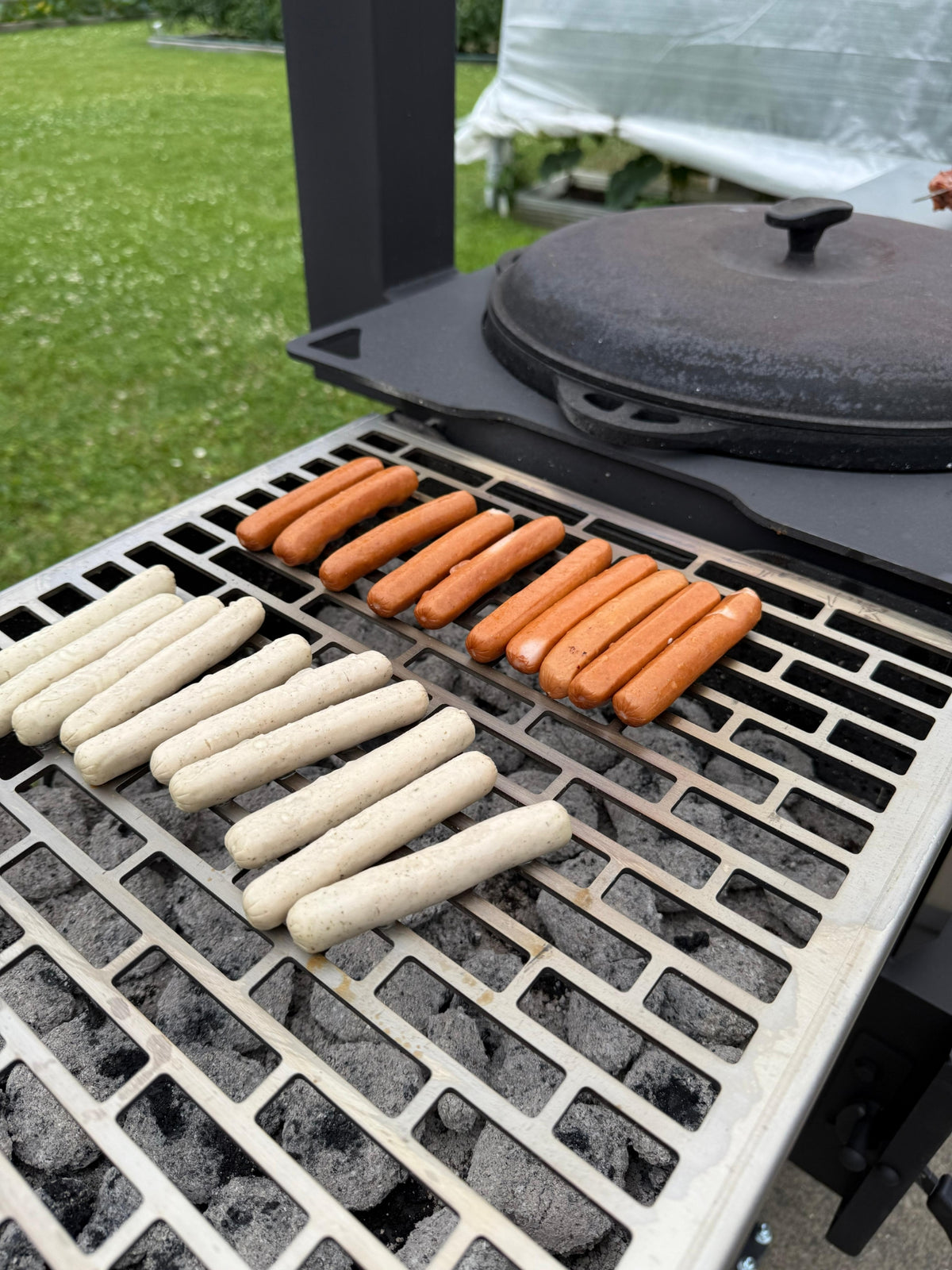 Kasan Grill 2-in-1 mit Mangal & Ofen – 5 mm Stahl, fahrbar, für Kazan/Kessel