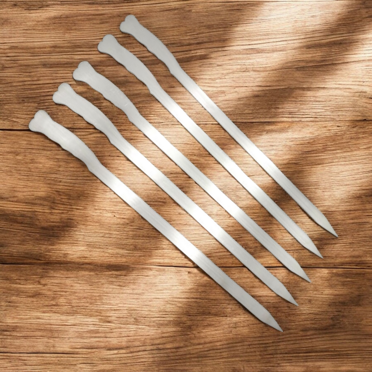 Grillspieße  Edelstahlspieße Kebabspieße Schampura 3mm stark
