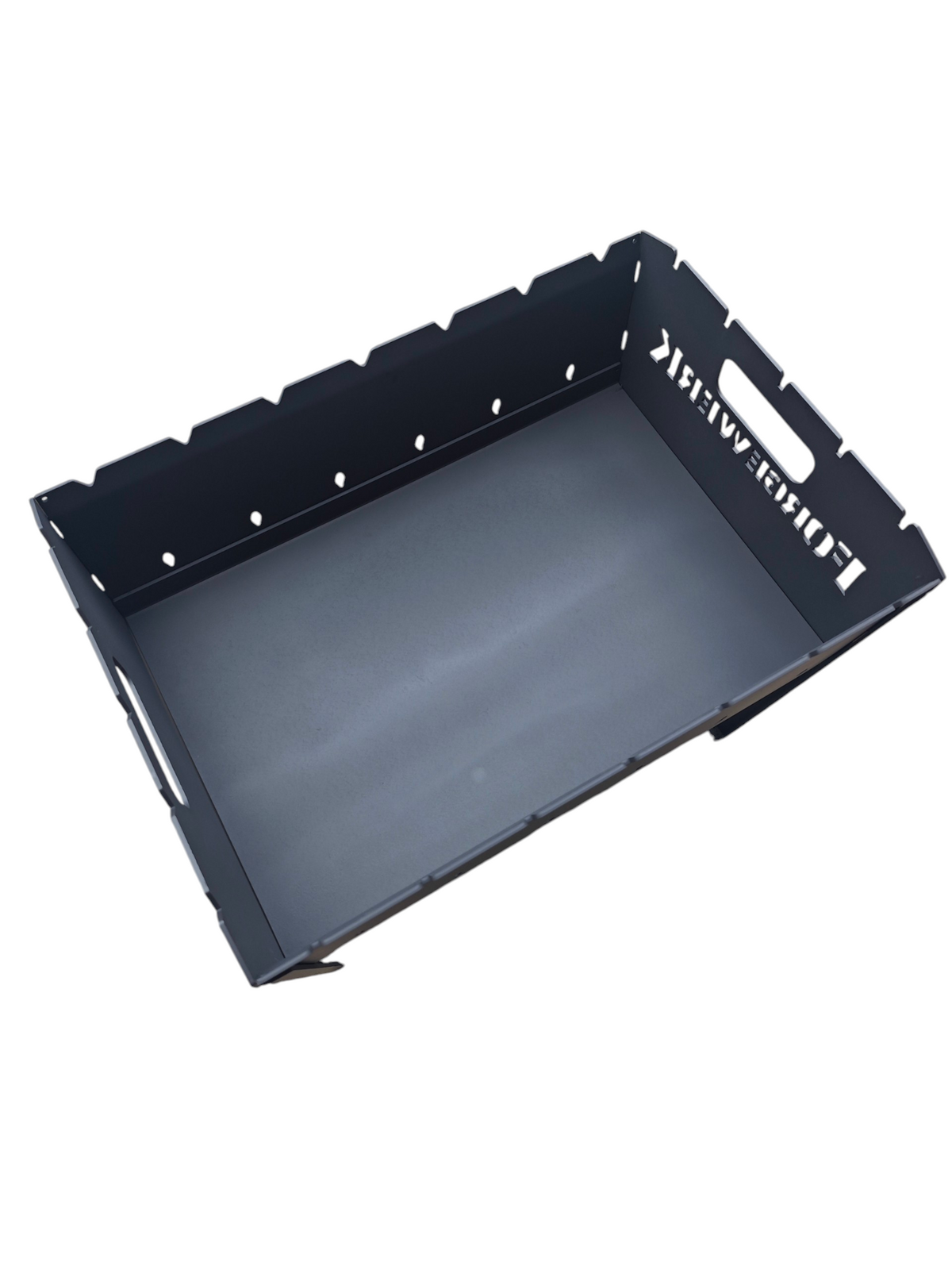 FORGEWERK Mangal Grill 3 mm Stahl – Schaschlikgrill mit Grillrost & Kochplatte