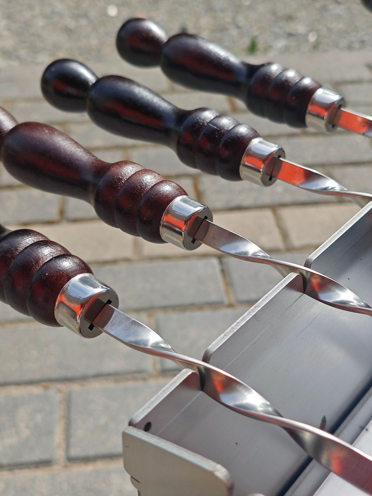 Grillspiesse Schaschlikspiesse Edelstahlspiesse Schampura 3mm stark
