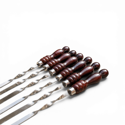 Grillspiesse Schaschlikspiesse Edelstahlspiesse Schampura 3mm stark