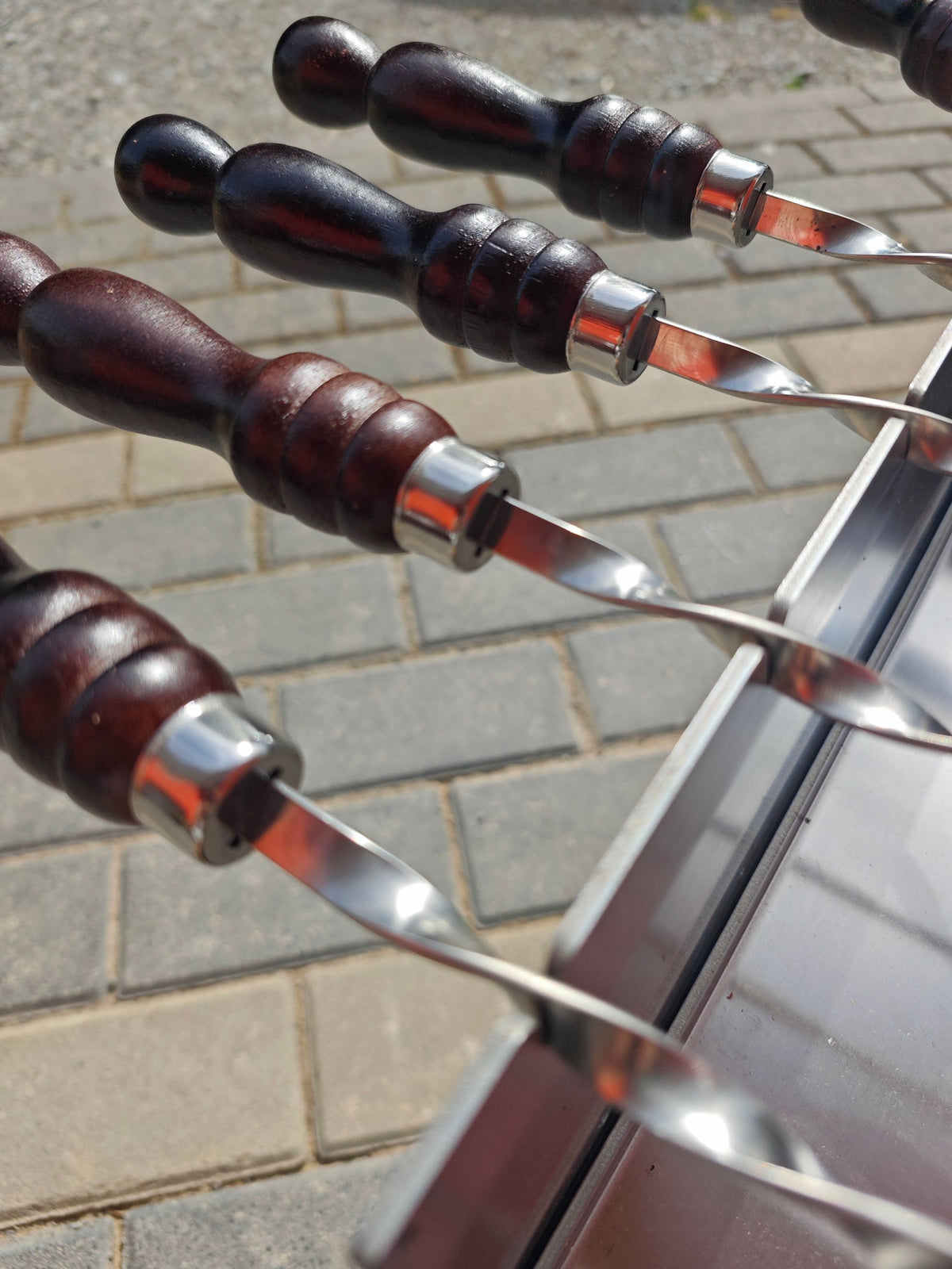 Grillspiesse Schaschlikspiesse Edelstahlspiesse Schampura 3mm stark