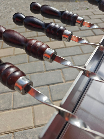 Grillspiesse Schaschlikspiesse Edelstahlspiesse Schampura 3mm stark