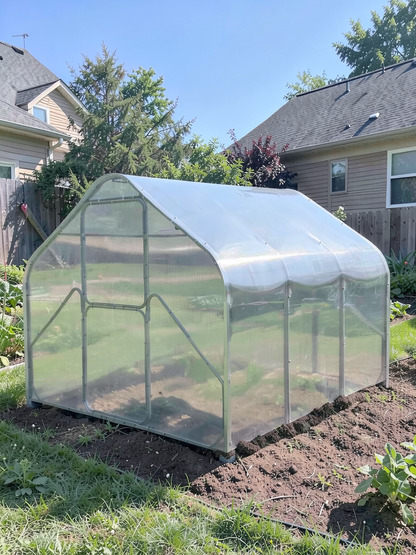 Gewächshaus GABLE 2,75 m breit  – 4/6 mm Polycarbonat , 2,12m hoch