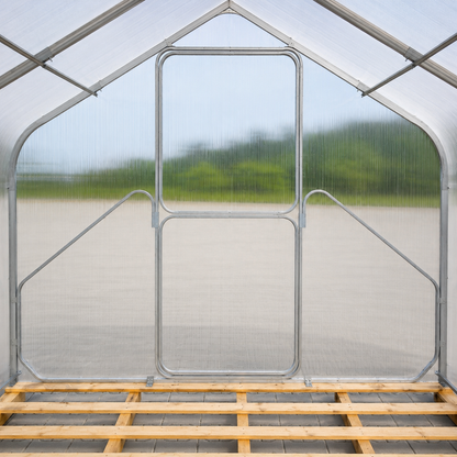 Gewächshaus GABLE 2,75 m breit  – 4/6 mm Polycarbonat , 2,12m hoch