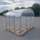 Gewächshaus FLORA 2,64 m – 4/6 mm Polycarbonat oder Stahlrahmen | 0,67/1 m