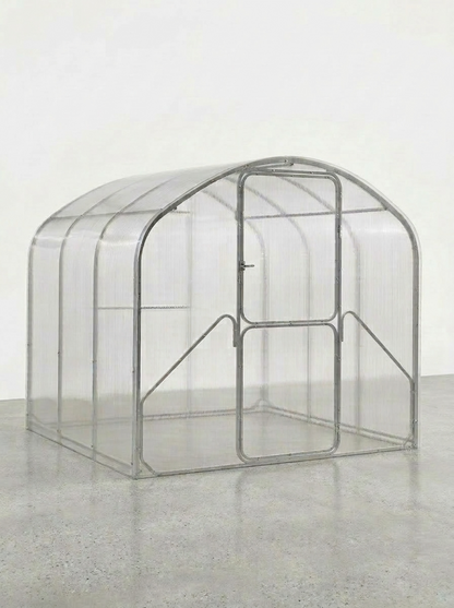 Gewächshaus FLORA 2,64 m – 4/6 mm Polycarbonat oder Stahlrahmen | 0,67/1 m