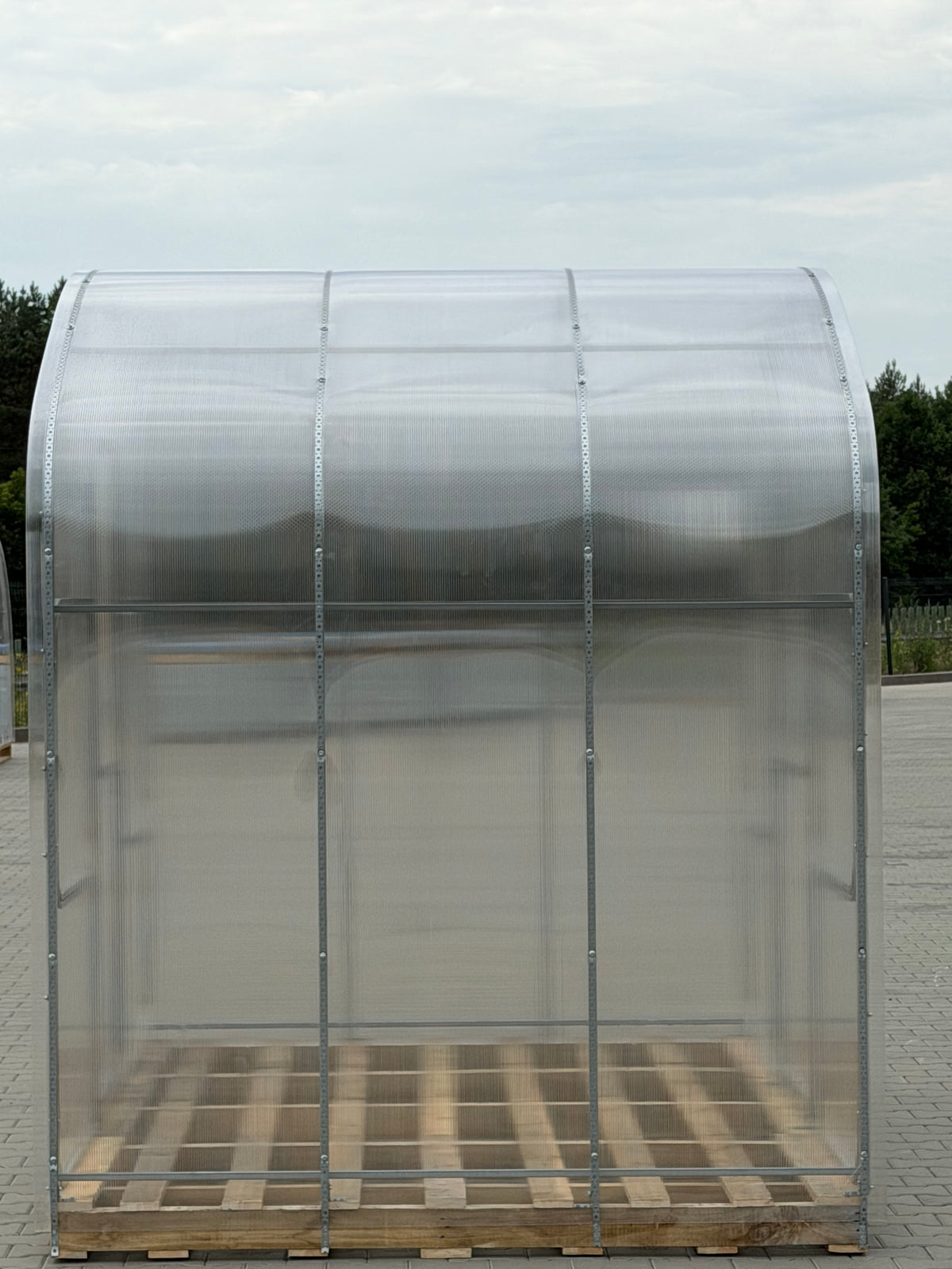 Gewächshaus FLORA 2,99 m – 4/6 mm Polycarbonat oder Stahlrahmen | 0,67/1 m
