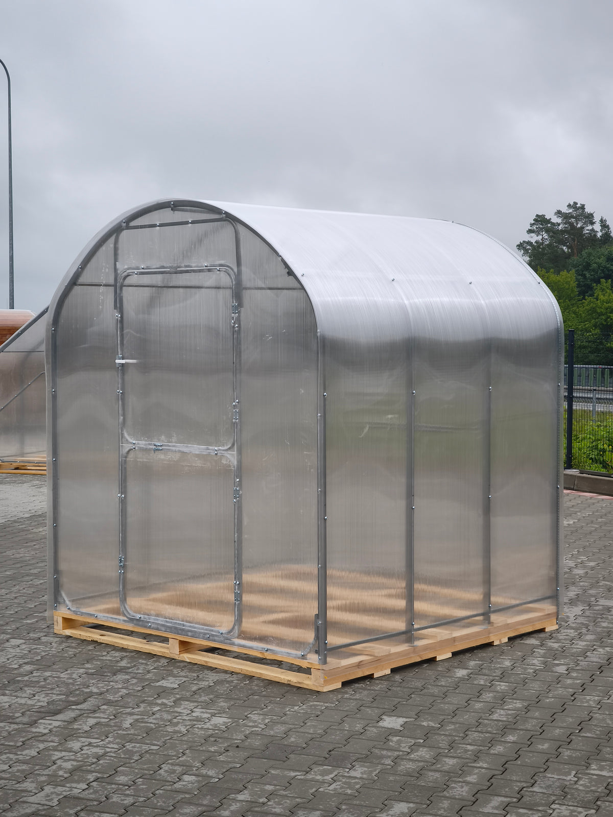 Gewächshaus CUCUMBER 2,10 m – 4/6 mm Polycarbonat oder Stahlrahmen | 0,67/1 m