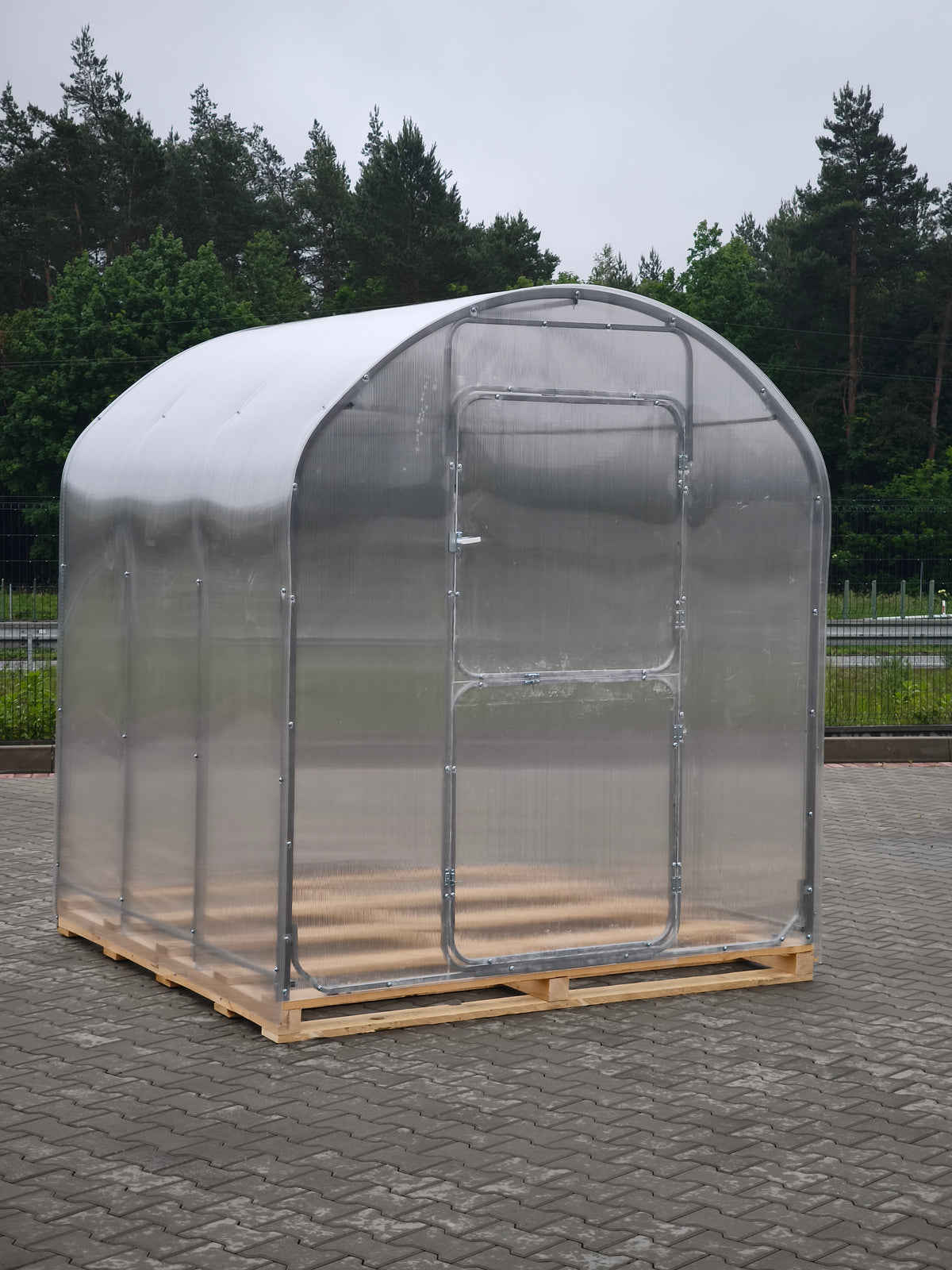 Gewächshaus CUCUMBER 2,10 m – 4/6 mm Polycarbonat oder Stahlrahmen | 0,67/1 m