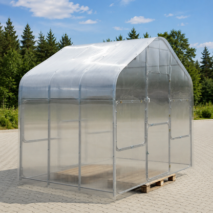 Gewächshaus GABLE 2,99 m – 4/6 mm Polycarbonat , extrahoch 2,55cm
