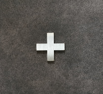 Edelstahl Buchstaben & Zahlen 6 cm – geschliffen, wetterfest