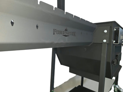 Viking Grillofen,  Mangal & Ofen – 5 mm Stahl, fahrbar, für Kazan/Kessel